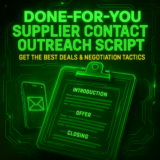 Supplier Outreach Contact Script
